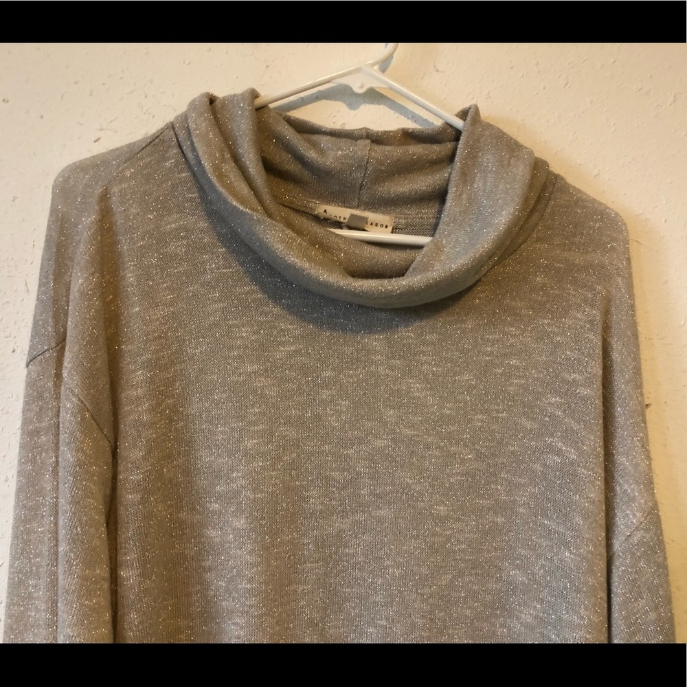 NWOT Another Reason Glitter Shimmer Sweatshirt Top - Picture 2 of 8